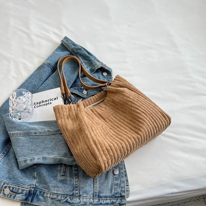 Drune | Damen Cord Handtasche