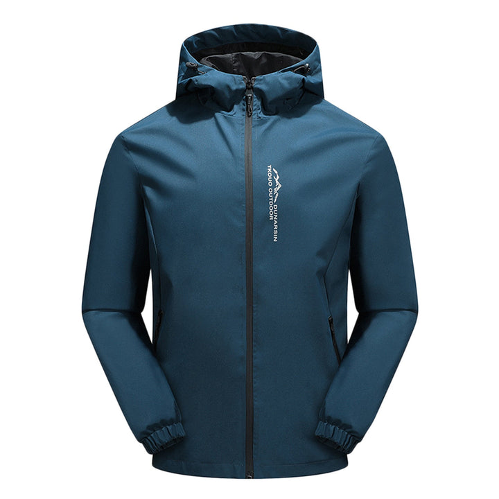 Drune | Elegante Softshell-Jacke aus feinem, wasserdichtem Material mit Kapuze für Männer - Perfekt für Aktivitäten im Freien