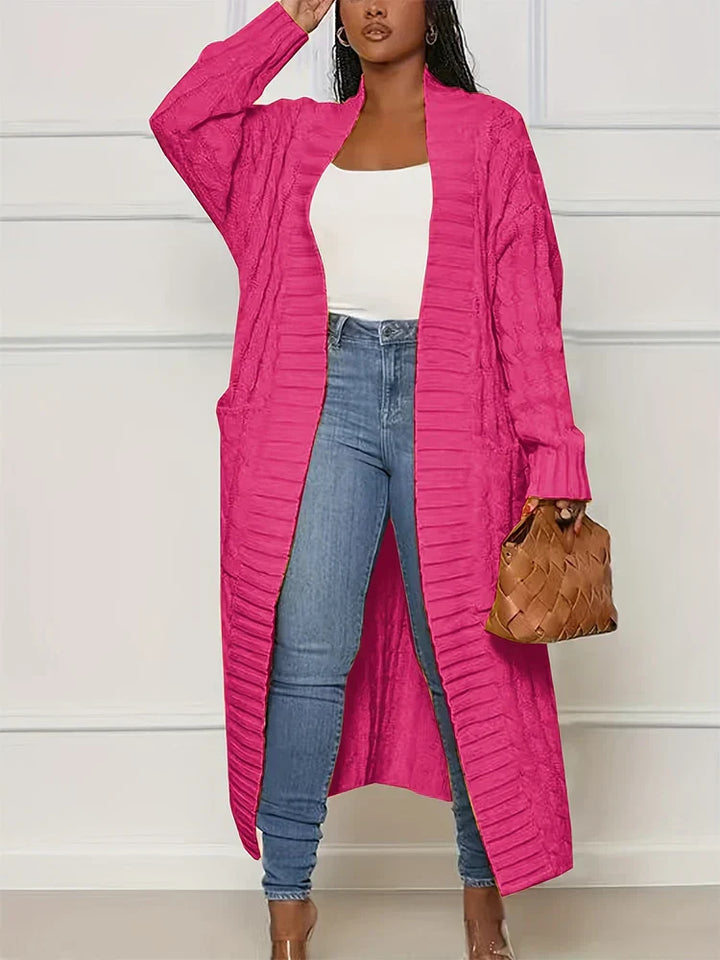 Drune | Lebendiger Komfort Langer Cardigan Quiltiert Komfortabel, Lang