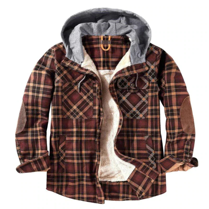 Drune | Karierte Herrenjacke