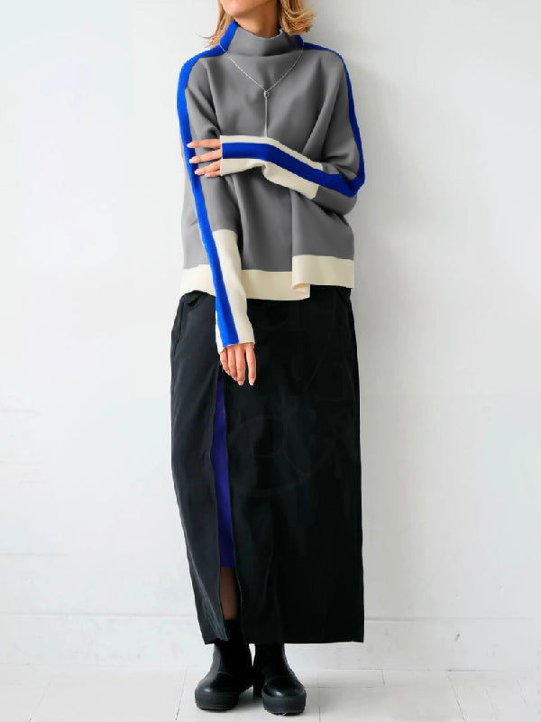Drune | Langärmliger Rollkragen-Hoodie