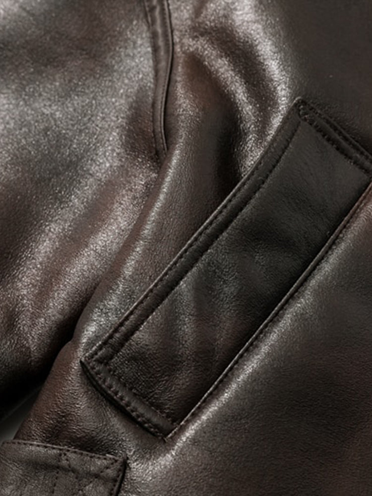Drune | Wärmende Lederjacke
