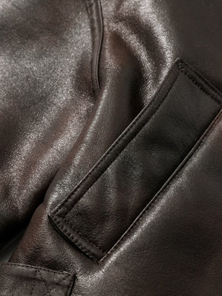 Drune | Wärmende Lederjacke