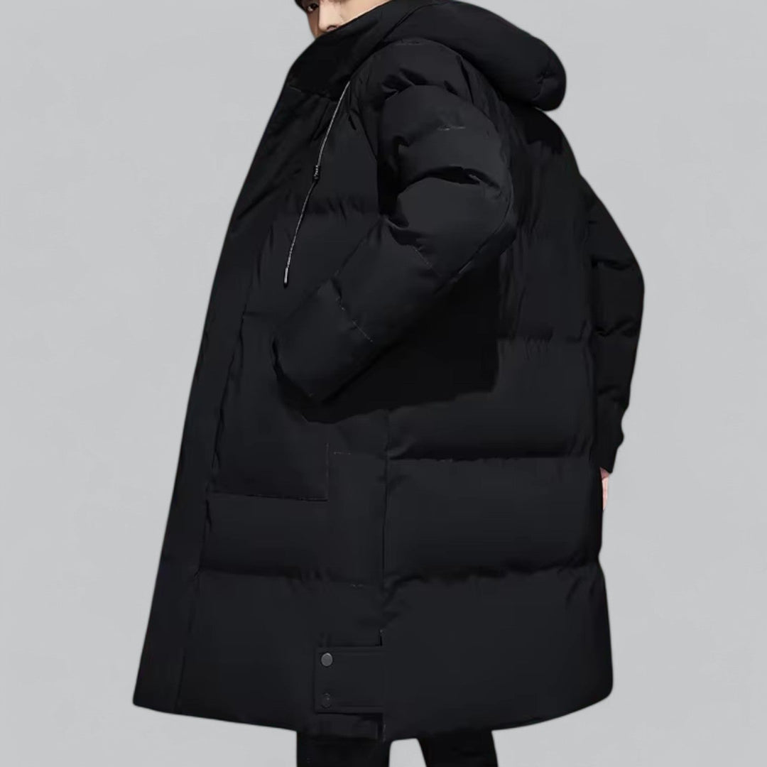 Drune | Stilvolle Lange Pufferjacke