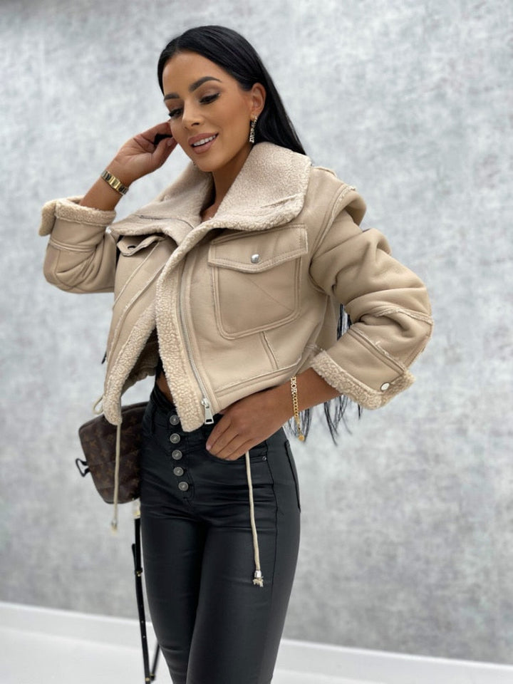 Drune | Pilotjacke mit Fleece für Frauen