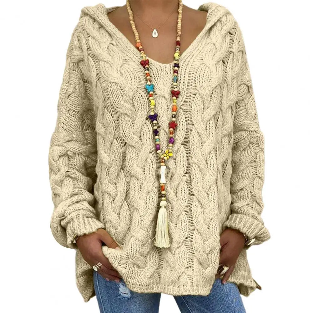 Drune | Stilvoller V-Ausschnitt Kapuzenpullover für Einen Lässigen Look