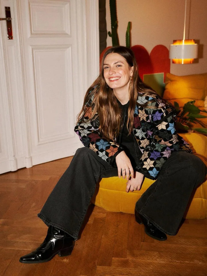 Drune | Stil Mehrfarbe Steppjacke