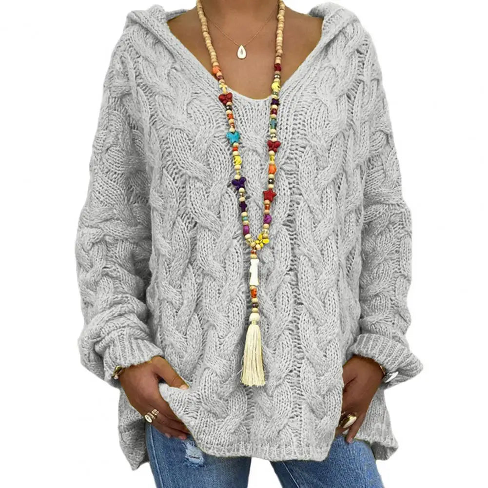 Drune | Stilvoller V-Ausschnitt Kapuzenpullover für Einen Lässigen Look