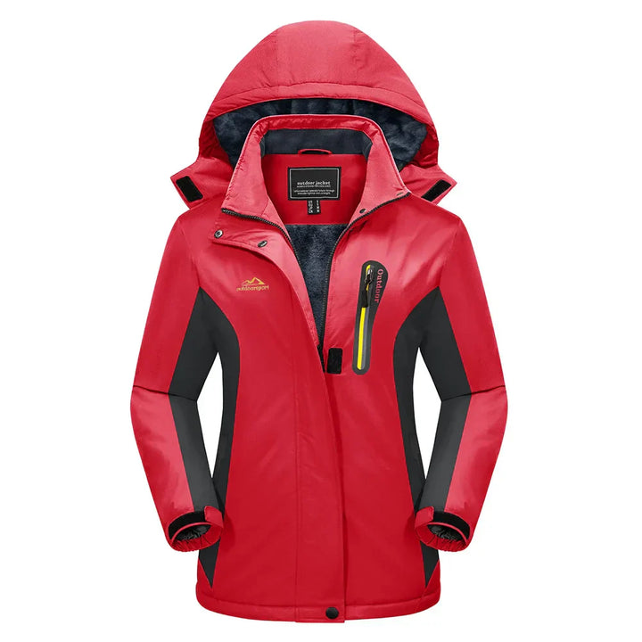 Drune | Damen Schneeski-Jacke mit Hoodie-Stil