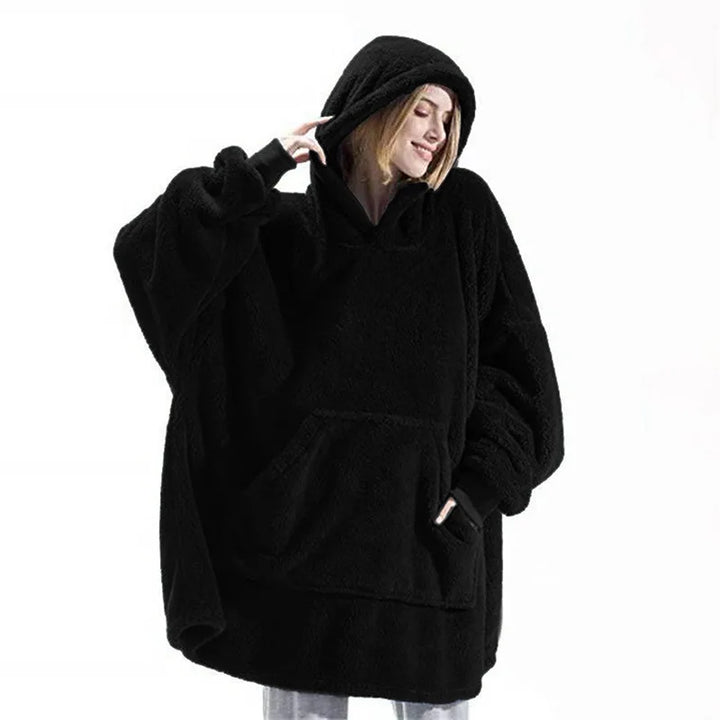 Drune | Winter Hoodie Damen Fleece Decke