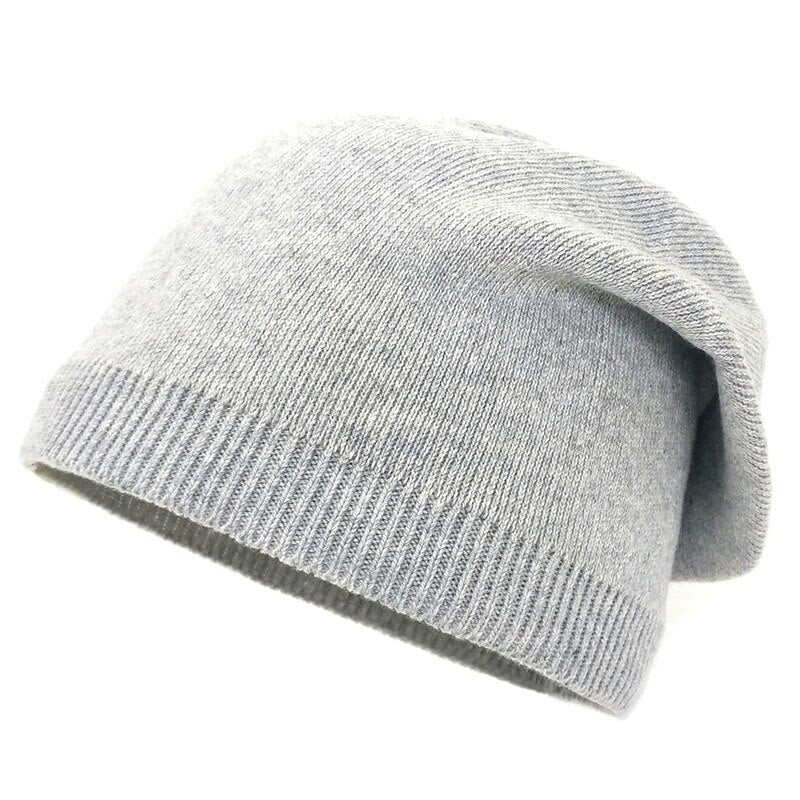 Drune | Neue Weiche Dünne Gestrickte Mütze Damenmütze für Draußen