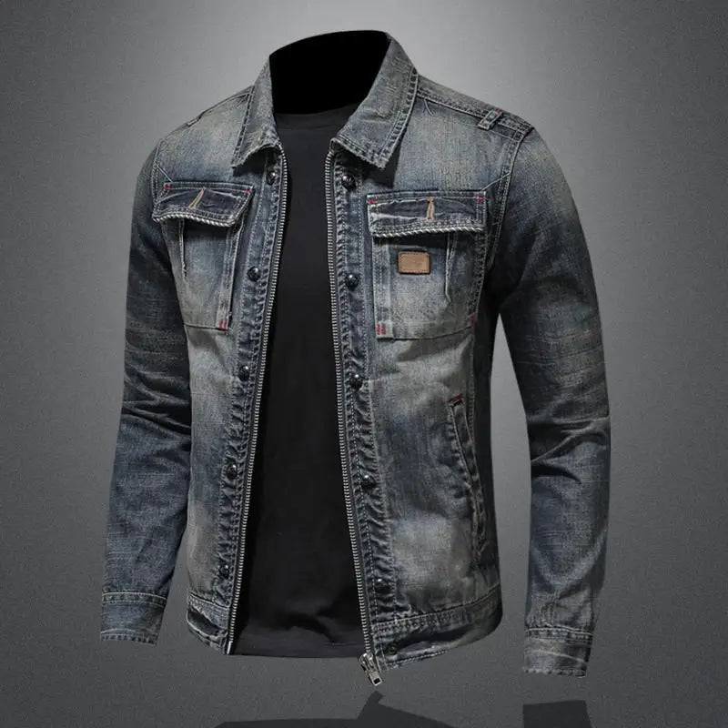 Drune | Retro-Jeansjacke