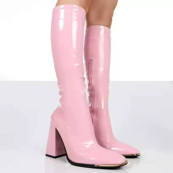 Drune | Bequeme Rutschfest Engel Stiefel mit Reissverschluss