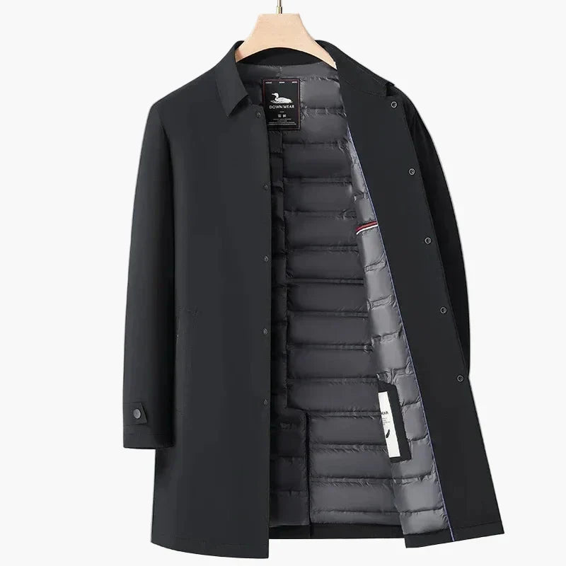 Drune | Übergangsjacke mit Steppfutter - Eleganter Business Mantel für Alltag und Büro