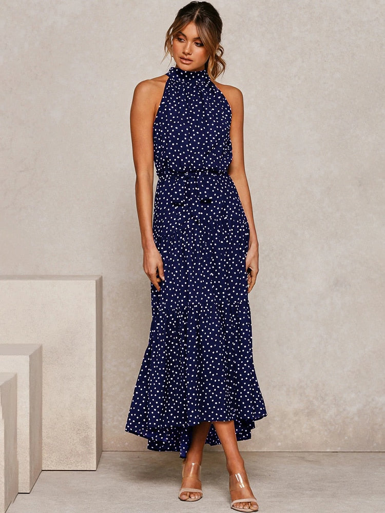 Drune | Polka Neckholder Kleid