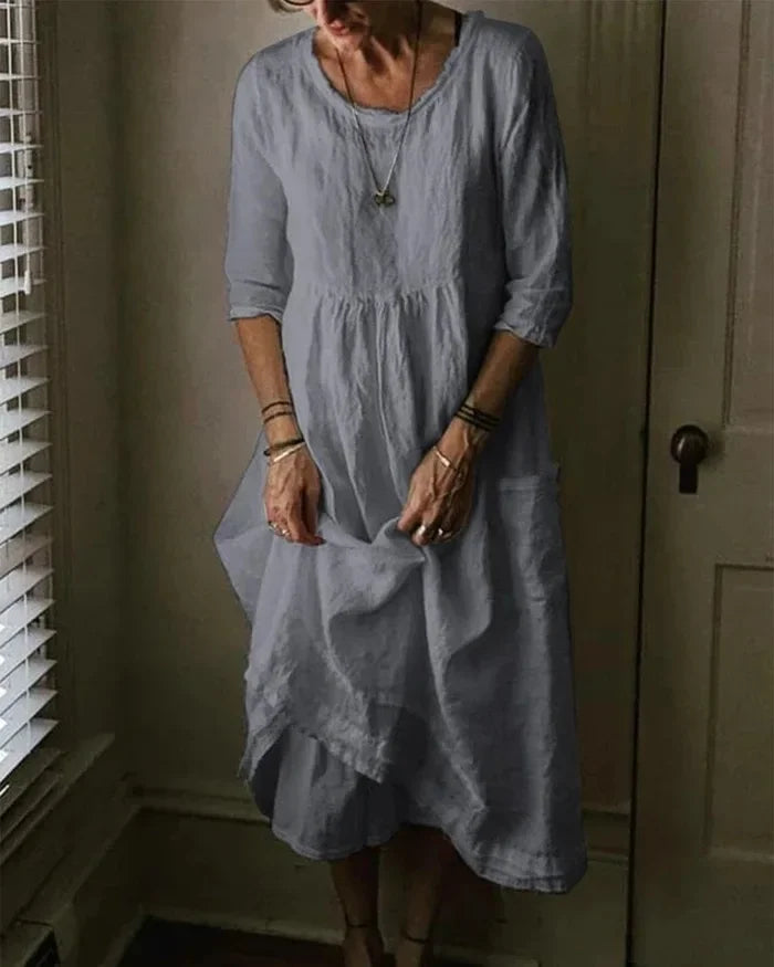 Drune | Oversized Kleid aus Baumwollcanvas für Damen
