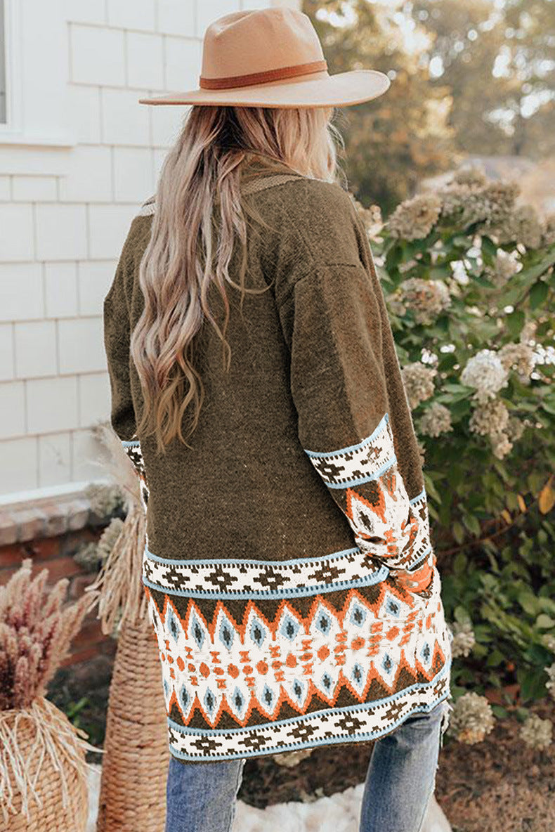 Drune | Strick-Midilanger Cardigan