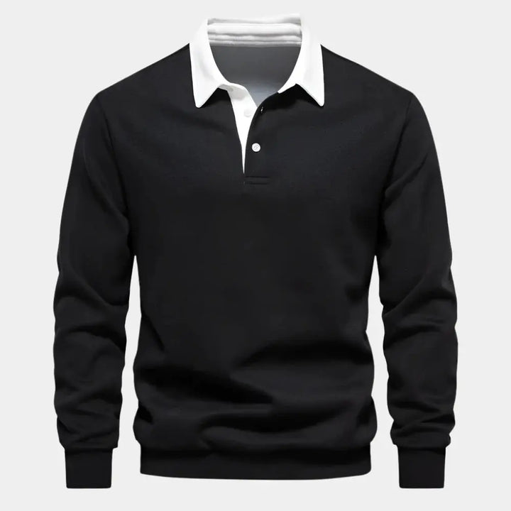 Drune | Langarm Polohemd