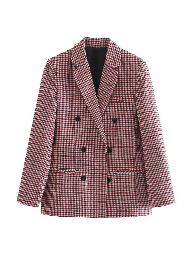 Drune | Vintage karierter Blazer