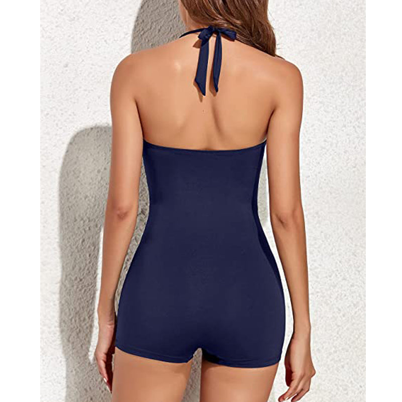 Drune | Sportliches Boyleg Badeanzug