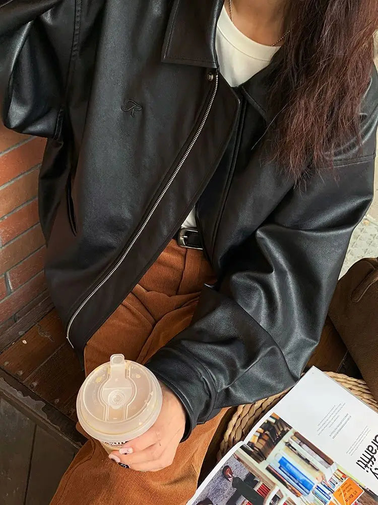 Drune | Weinlese Lederjacke