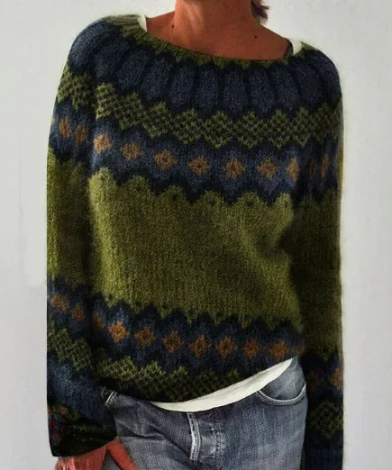 Drune | Clair Strickpulli Herbst Mit Mustern