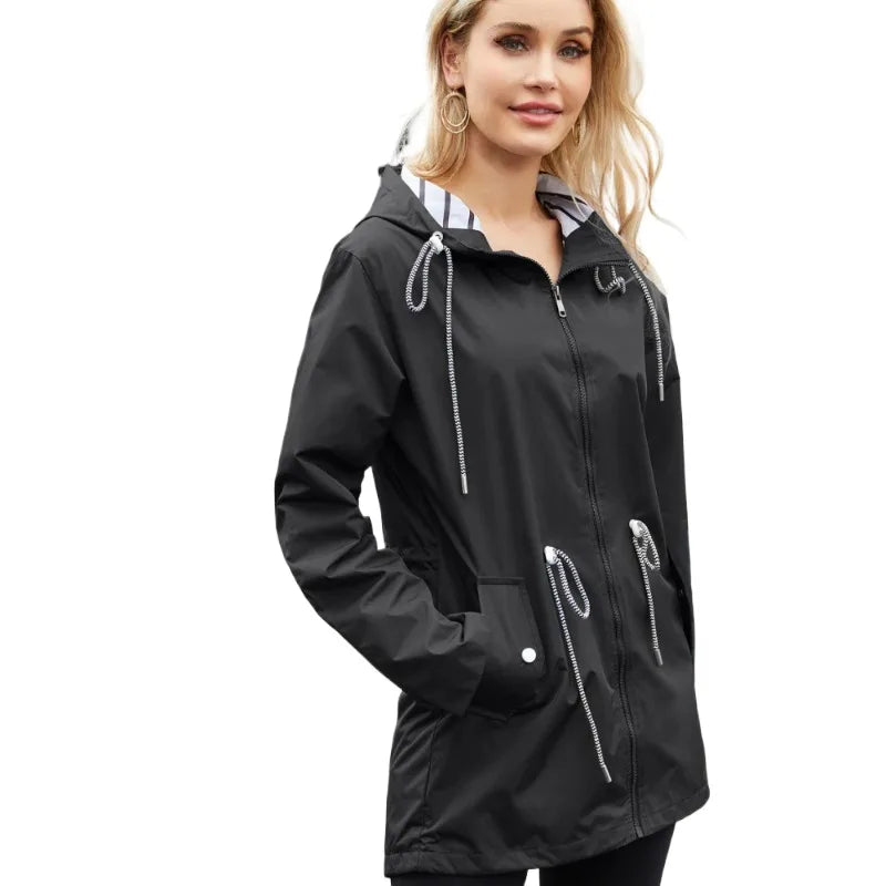 Drune | Wasserdichte Regenjacke für Frauen