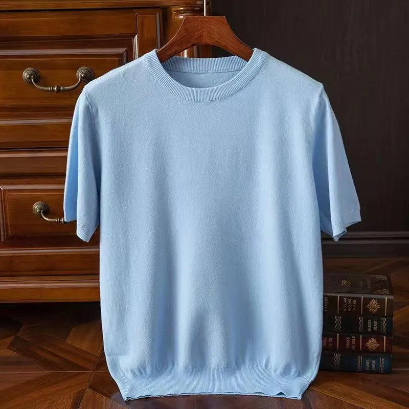 Drune | Kaschmir Kurzarm T-Shirt
