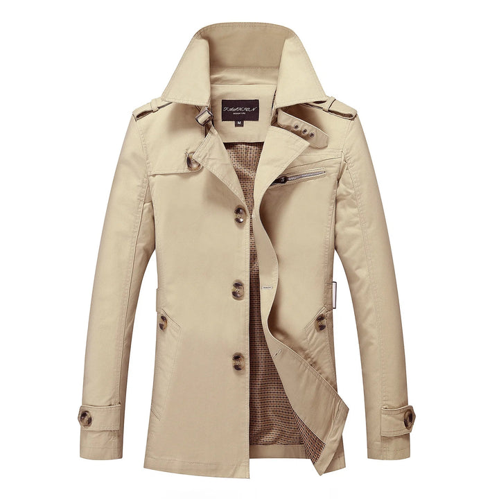 Drune - Stylischer langer Herbst-Trenchcoat für Herren