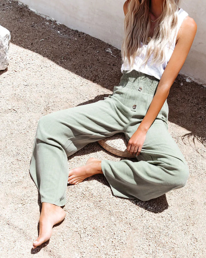 Drune Sommerhose | Bequeme modische Sweatpants mit hoher Taille