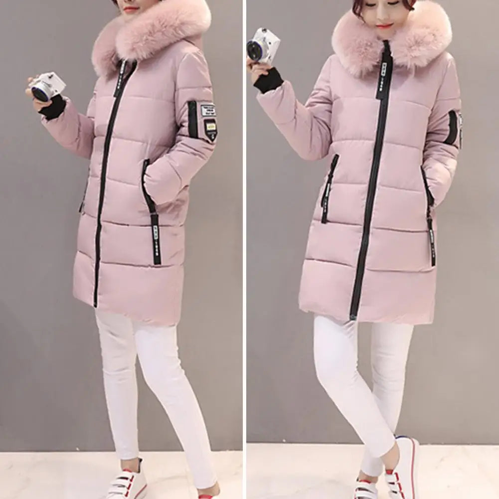 Drune | Winterjacke mit auffälligem Kragen und Applikationen