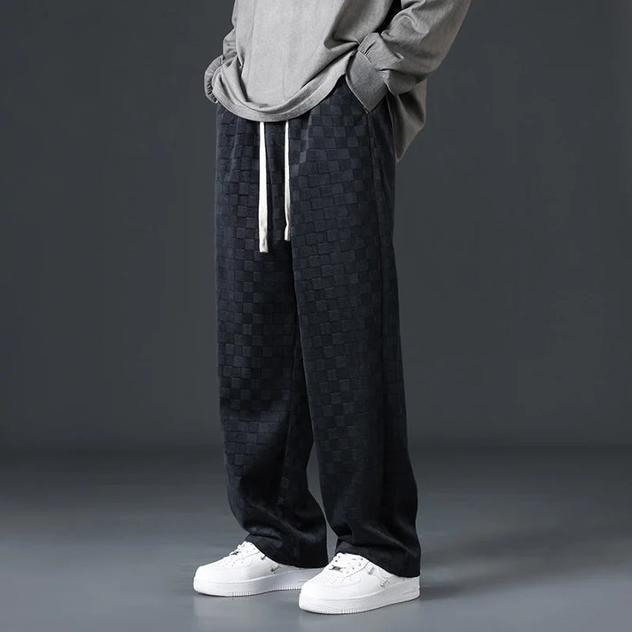 Drune | Stylische Jogginghose Mit Karomuster