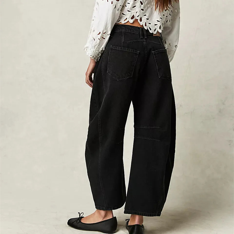 Drune | Hohe Taille Vintage-Jeans für Damen