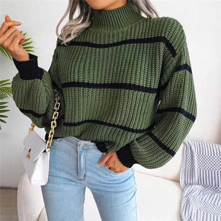 Drune | Moderner Couture Rollkragenpullover mit Feinstrick