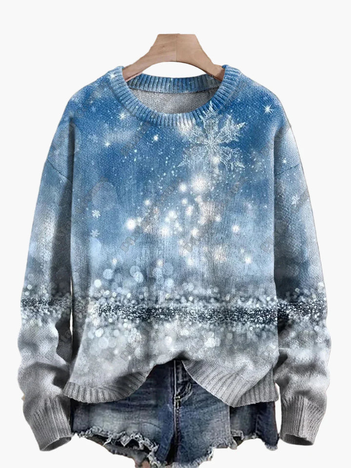 Drune | Weihnachtspullover mit festlichen 3D-Stickereien - Ideal für die Feiertage, Party & Winter