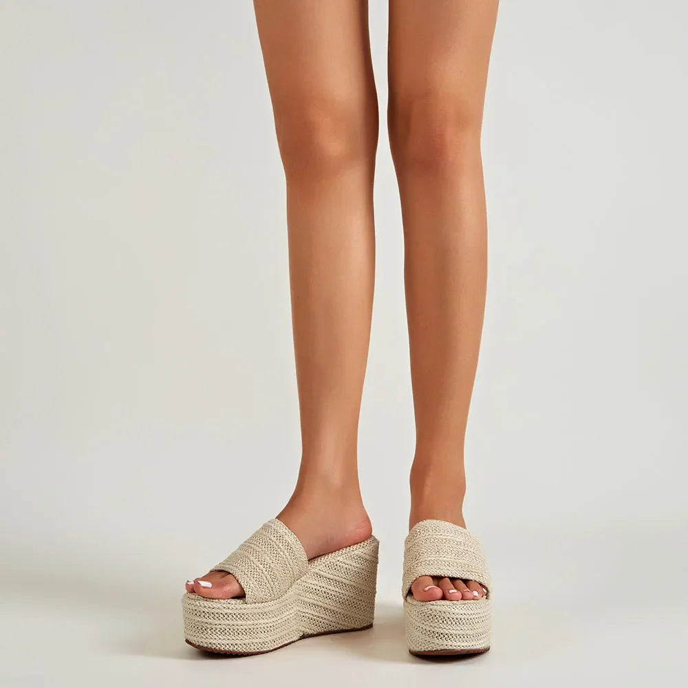 Drune | Espadrille Plattform Hanf Boho