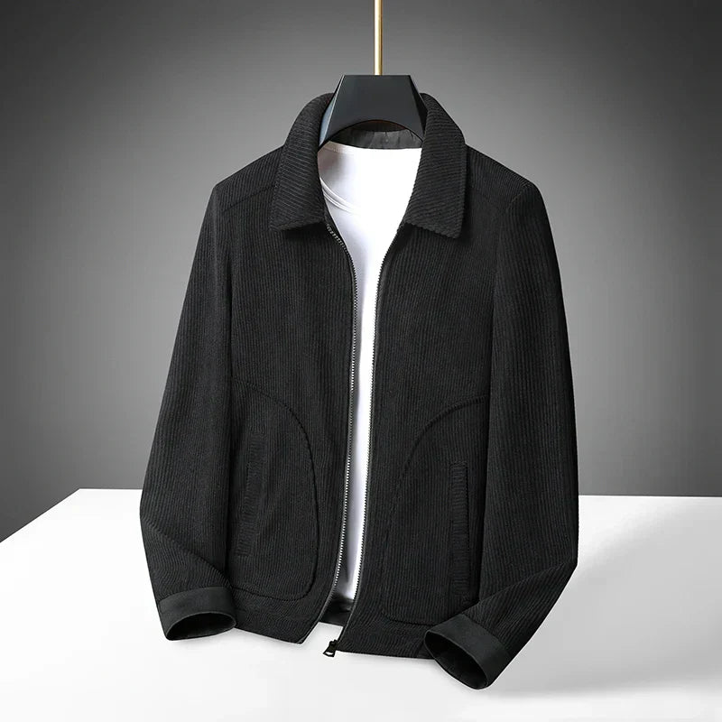 Drune | Cordjacke für Herren mit Reißverschluss