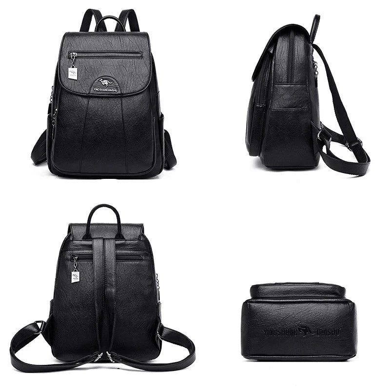 Drune | Diebstahlsicherer rucksack mit Großem Fassungsvermögen für Damen