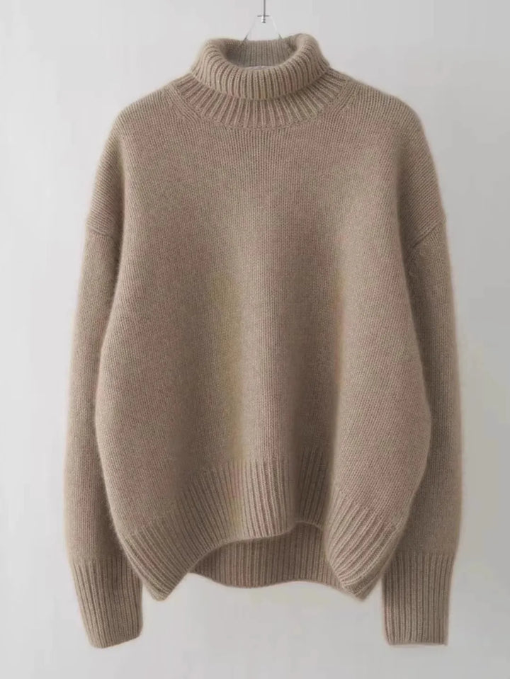 Drune | Pullover - Damen Herbst Luxe Kaschmir Rollkragenpullover