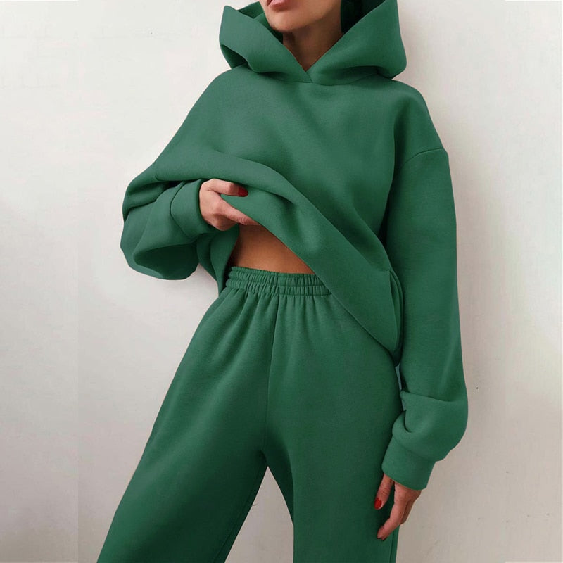 Drune - Bequemer Kapuzen-Zweiteiler im Oversize-Look