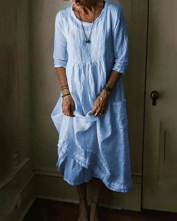 Drune | Oversized Kleid aus Baumwollcanvas für Damen