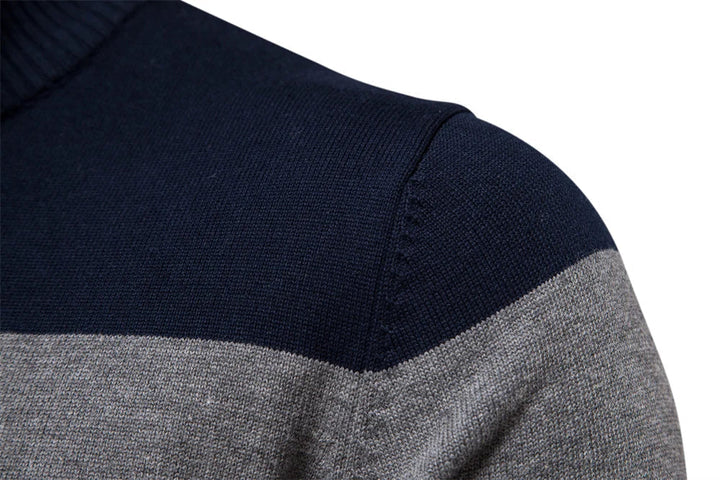 Drune | Strickpullover mit Viertelreißverschluss - Eleganter Feinstrick für Business & Freizeit