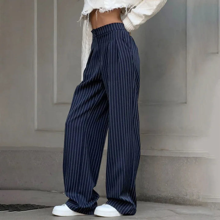 Drune | Gestreifte Stoffhose für Damen