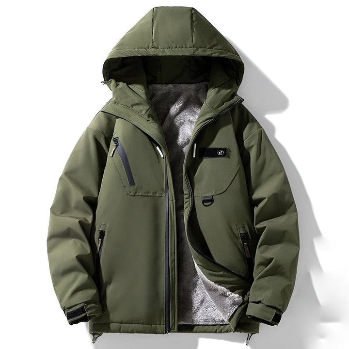 Drune | Relaxed Fit Winterjacke - Kapuzenpullover Hüftlanger Winterjacke
