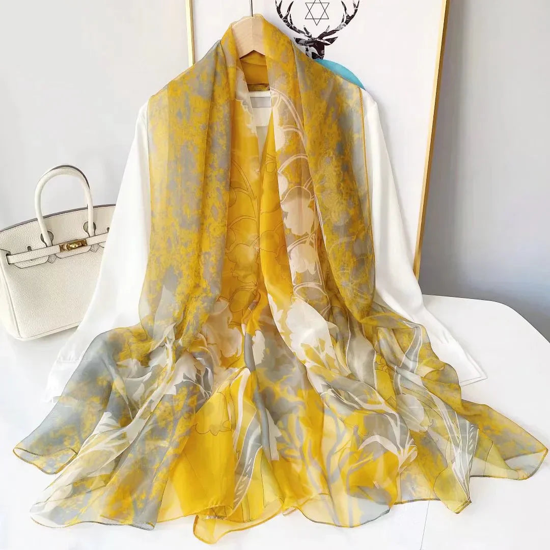 Drune | Seidenschal Mit Elegantem Design Und Weicher Textur Für Kalte Tage Stil