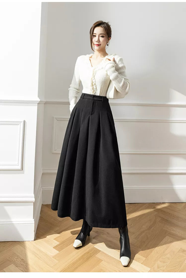 Drune Elegante Wolle Röcke