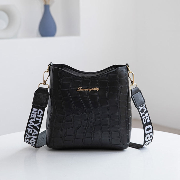 Drune Jaunty Umhängetasche | Damen Mini Crossbody Eimer Handtasche