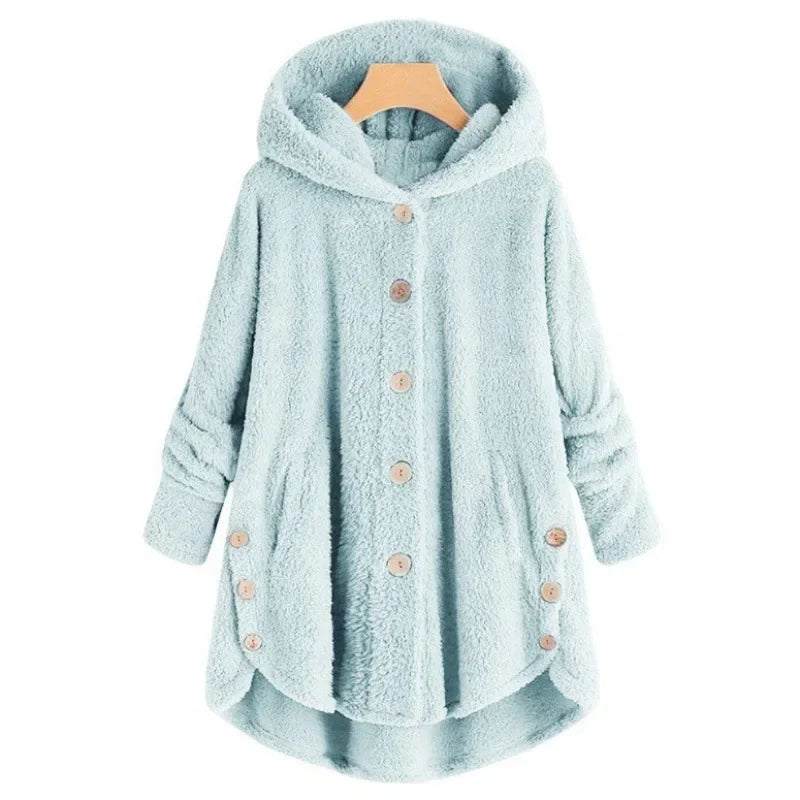 Drune | Fleece Jacke für Damen - Mit Kapuze
