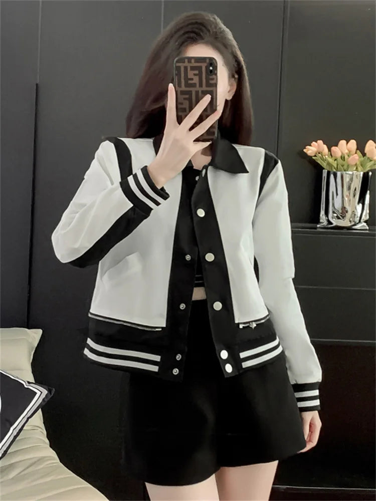 Drune | Elegante Casual Varsity Jacke