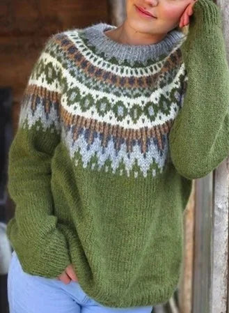 Drune | Frauen Nordische Strickjacke
